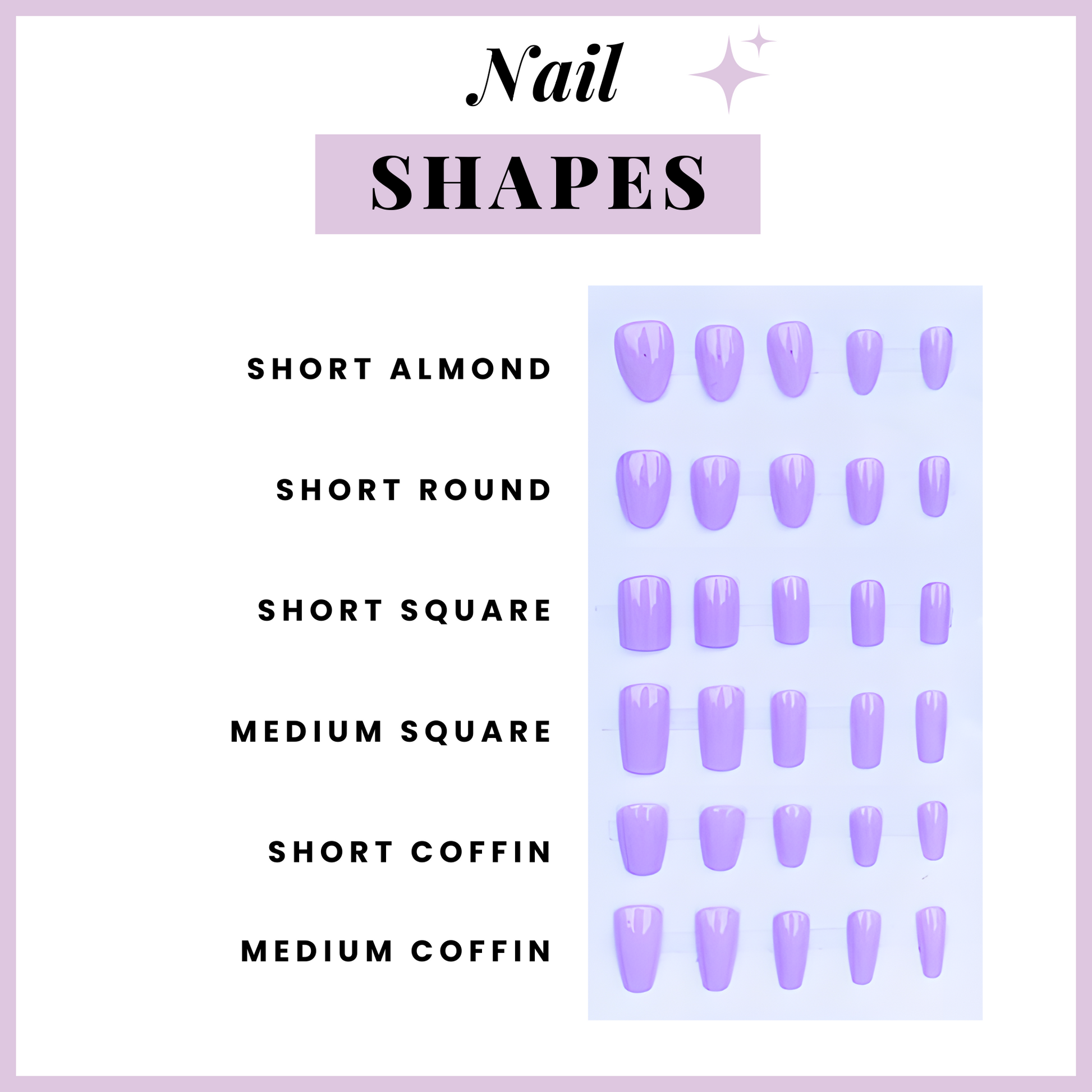 Sizing Kit Nail Shapes